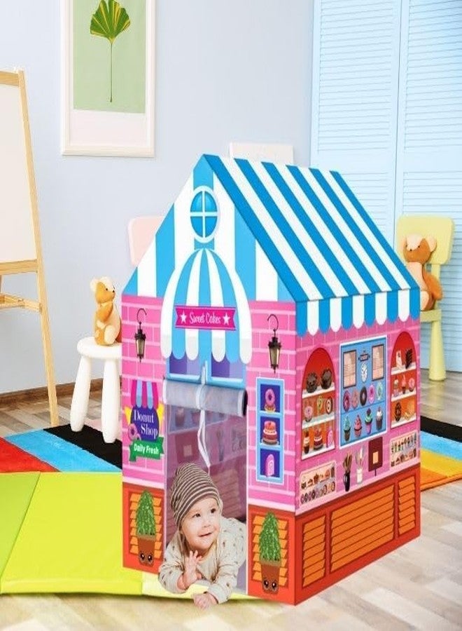 CAPSEA Play Tent House for Toys for 2 to 8Years Old Girls Boys,Colorfull and Light Weight and Foldable Children Kids Toys,Indoor and Outdoor Tent House (Cake Shop Tent House) - Image 4